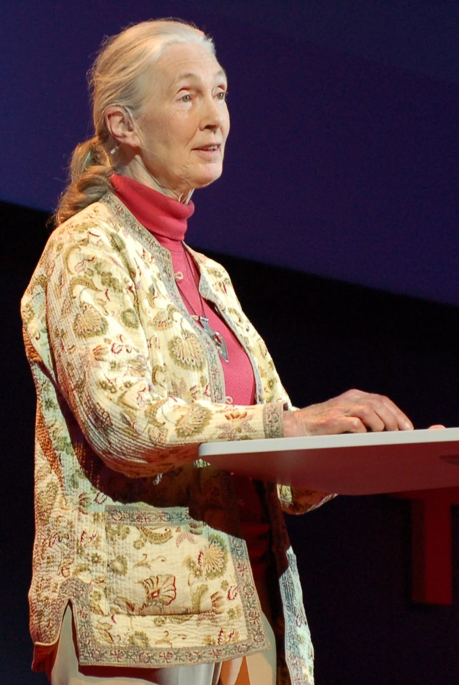 Jane Goodall at TEDGlobal 2007 in Arusha, Tanzania